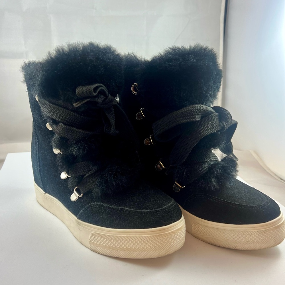 Steve Madden Wharton Faux Fur Sneaker